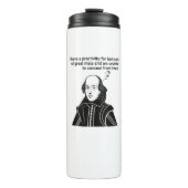 Shakespeare Funny Quote Thermosbeker (Voorkant)