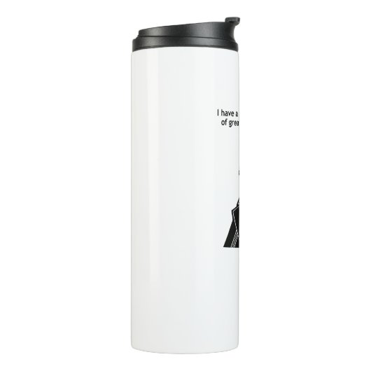 Shakespeare Funny Quote Thermosbeker (Gedraaid links)