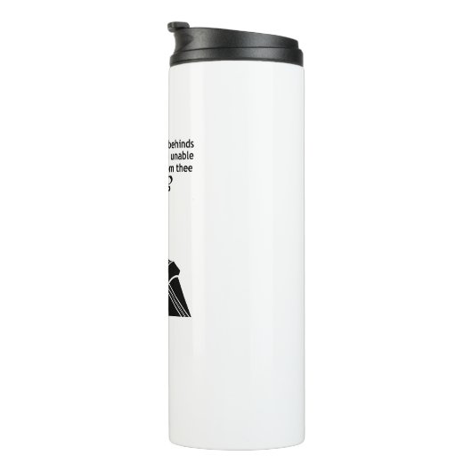 Shakespeare Funny Quote Thermosbeker (Geroteerd rechts)