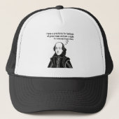 Shakespeare Funny Quote Trucker Pet (Voorkant)