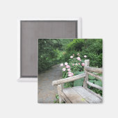 Shakespeare Garden Bench Rozen Central Park NYC Magneet (Voorkant / Achterkant)