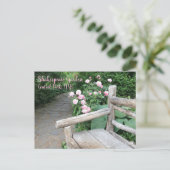 Shakespeare Garden Central Park Briefkaart (Staand voorkant)