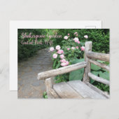 Shakespeare Garden Central Park Briefkaart (Voorkant / Achterkant)