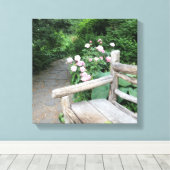 Shakespeare Garden Central Park Canvas Afdruk (Insitu (Houten vloer))