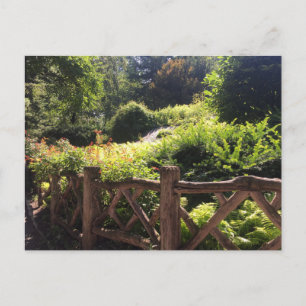 Shakespeare Garden NYC Central Park Foto Briefkaar Briefkaart
