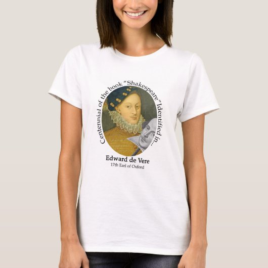 Shakespeare geïdentificeerd eeuwfeest T-shirt (Voorkant)