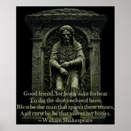 Shakespeare Halloween Quotes Geschenken en T - shi Poster