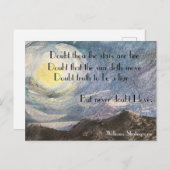 Shakespeare Hamlet Briefkaart (Voorkant / Achterkant)