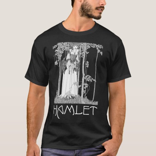 Shakespeare Hamlet Ophelia English Literature T-shirt (Voorkant)