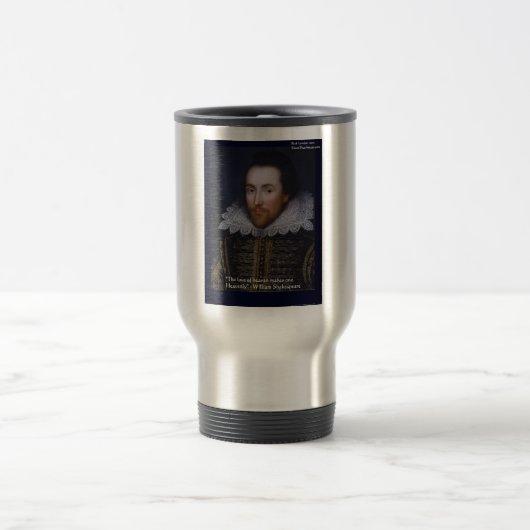 Shakespeare "Hemelse Liefde" Citaat Cadeaus & Kaar Reisbeker (Center)