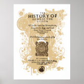 Shakespeare Henry IV Part I Quarto Front Piece Poster (Voorkant)