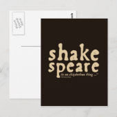 Shakespeare - het is een Elizabeth-ding Briefkaart (Voorkant / Achterkant)