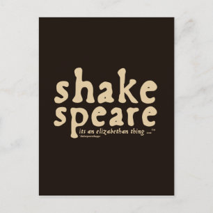 Shakespeare - het is een Elizabeth-ding Briefkaart
