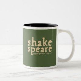 Shakespeare - het is een Elizabeth-ding Tweekleurige Koffiemok