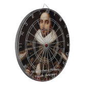Shakespeare: Het verleden is een voorspel Dartbord (Voorkant Links)