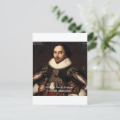Shakespeare Het Verleden Is Proloog Citaat Briefkaart (Staand voorkant)