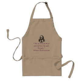 Shakespeare " Ill Cook apron " Standaard Schort