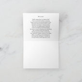 Shakespeare in Binaire Notecard Bedankkaart (Binnen)
