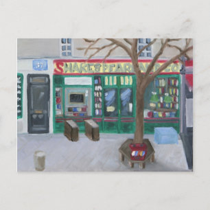 "SHAKESPEARE IN PARIJS" BRIEFKAART