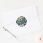 "SHAKESPEARE IN PARIJS" RONDE STICKER (Envelop)