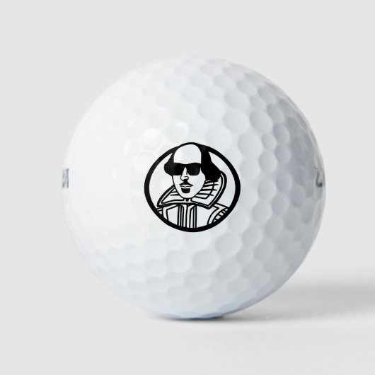 Shakespeare in Shades Golfballen (Voorkant)