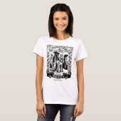 Shakespeare in the Dog Park - Lady Macbeth T-shirt (Voorkant volledig)