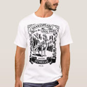 Shakespeare in the Dog Park - Othello - Great Dane T-shirt (Voorkant)