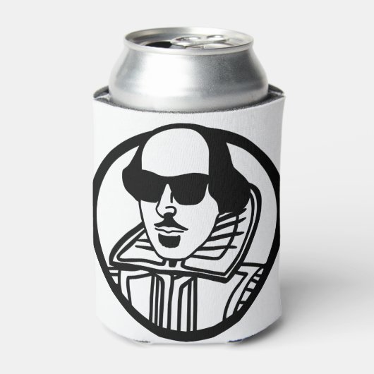 Shakespeare in tinten blikjeskoeler (Blikje Voorkant)