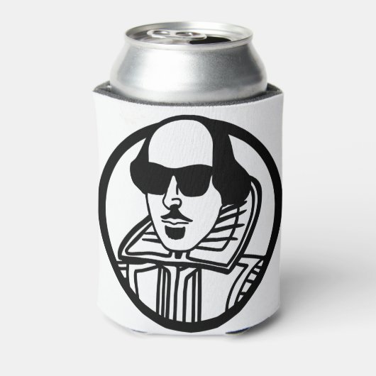 Shakespeare in tinten blikjeskoeler (Blikje Achterkant)