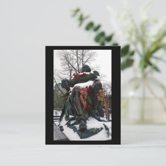 Shakespeare in Winter Briefkaart (Staand voorkant)