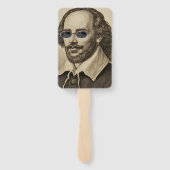 Shakespeare in Zonnebril Cool Bard Fan Handwaaier (Achterkant)