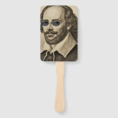 Shakespeare in Zonnebril Cool Bard Fan Handwaaier (Voorkant)