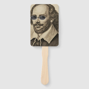 Shakespeare in Zonnebril Cool Bard Fan Handwaaier