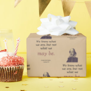 Shakespeare Inspiration  Bookish Afstuderen Cadeaupapier