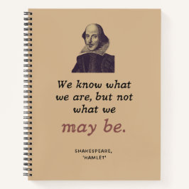 Shakespeare Inspiration Bookish Afstuderen Notitieboek