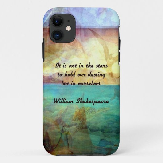 Shakespeare Inspirerend Citaat over bestemming Case-Mate iPhone Case (Achterkant)