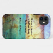 Shakespeare Inspirerend Citaat over bestemming Case-Mate iPhone Case (Achterkant (horizontaal))