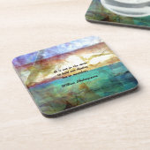 Shakespeare Inspirerend Citaat over bestemming Drankjes Onderzetter (Linkerzijde)