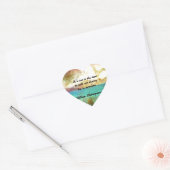 Shakespeare Inspirerend Citaat over bestemming Hart Sticker (Envelop)
