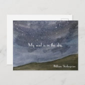 Shakespeare Inspirerend Quote Briefkaart (Voorkant / Achterkant)