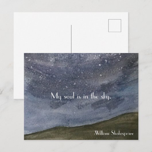 Shakespeare Inspirerend Quote Briefkaart (Voorkant / Achterkant)