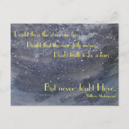 Shakespeare Inspirerend Quote Briefkaart