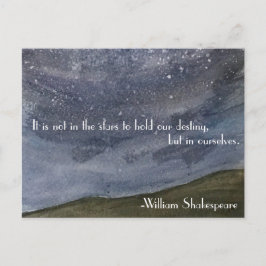 Shakespeare Inspirerend Quote Briefkaart