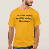 Shakespeare Insult Shirt Humor (Voorkant)