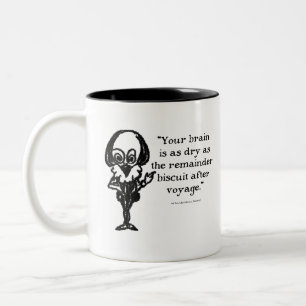 Shakespeare Insulten Tweekleurige Koffiemok