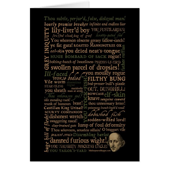Shakespeare Insults Collectie (Voorkant)