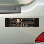 Shakespeare Insults Collectie Bumpersticker (Op auto)