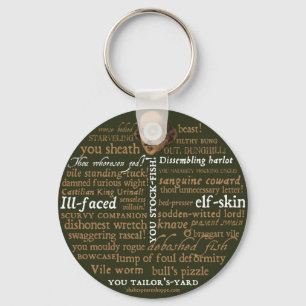 Shakespeare Insults Collectie Sleutelhanger
