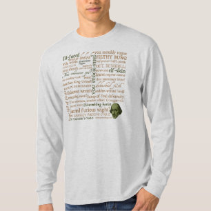 Shakespeare Insults Collectie T-shirt