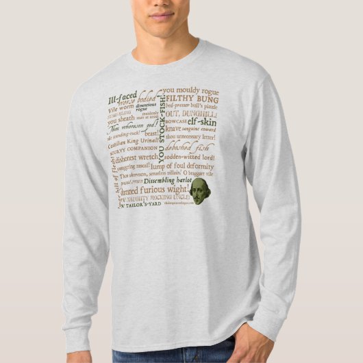 Shakespeare Insults Collectie T-shirt (Voorkant)